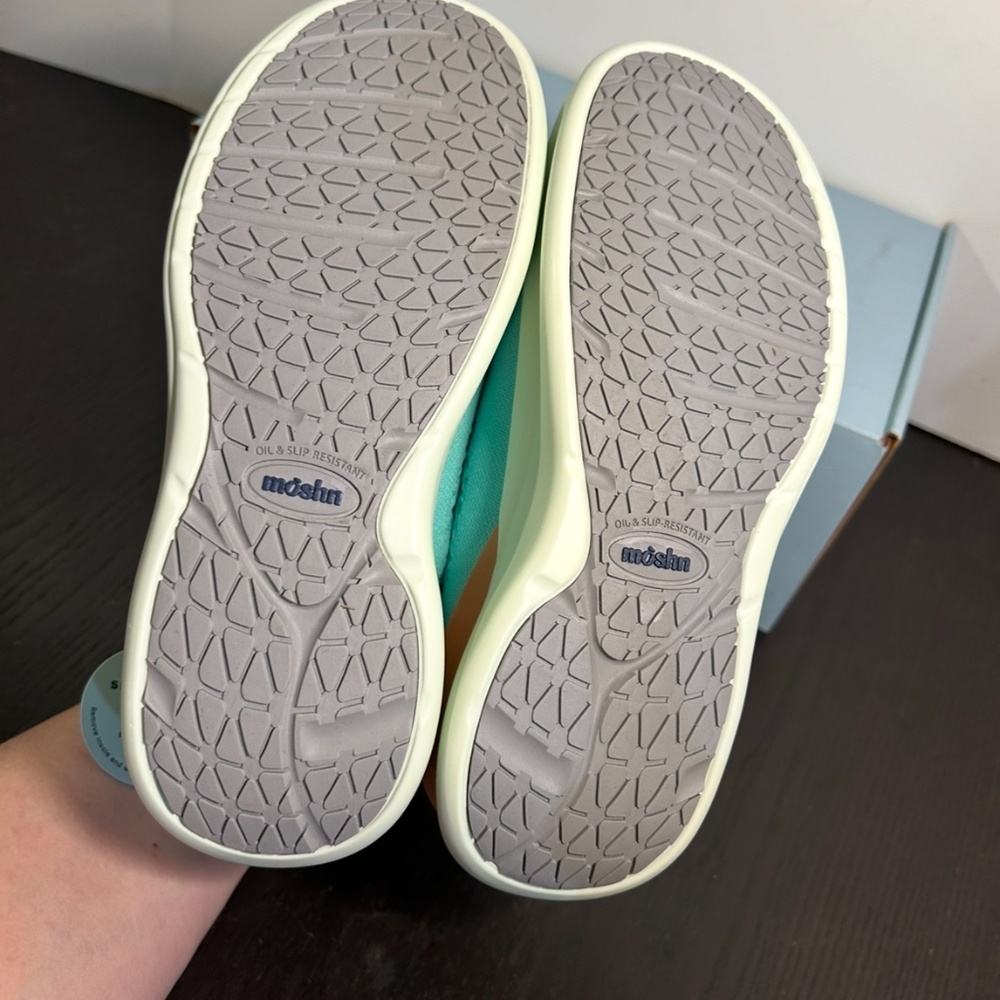 Moshn By Klogs Vigor Knit Shoes Sneakers Aqua Green Womans 6M - Picture 13 of 16